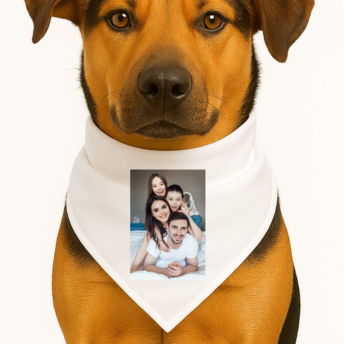 Add Custom Photo Picture USA-Made Doggie Bandana