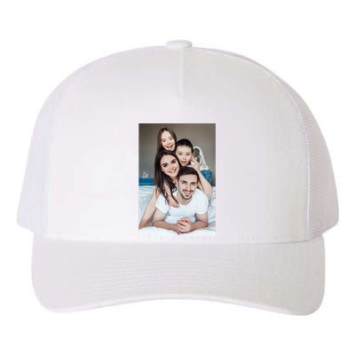 Add Custom Photo Picture Yupoong Adult 5-Panel Trucker Hat