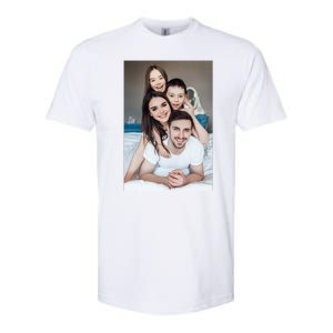 Add Custom Photo Picture Softstyle CVC T-Shirt