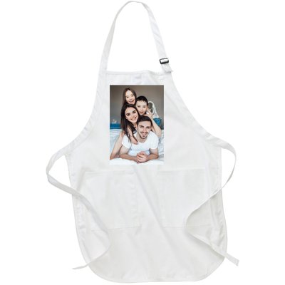 Add Custom Photo Picture Full-Length Apron With Pockets