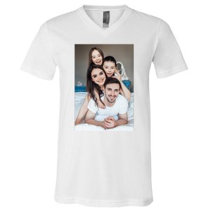 Add Custom Photo Picture V-Neck T-Shirt