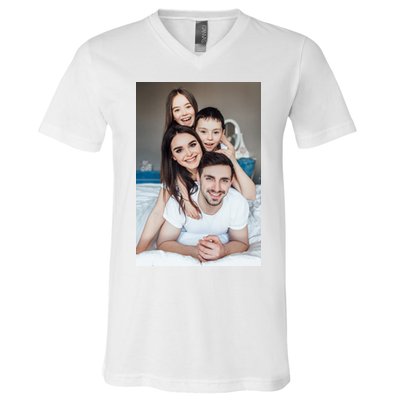 Add Custom Photo Picture V-Neck T-Shirt