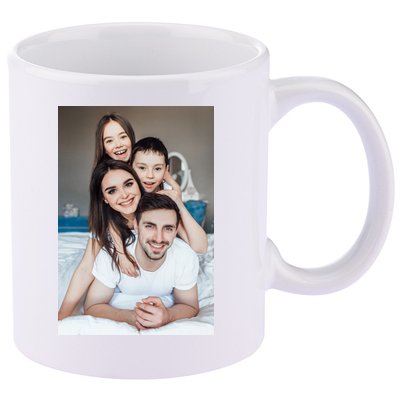 Add Custom Photo Picture 11oz C Handle Ceramic Mug