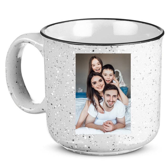 Add Custom Photo Picture 15oz Campfire Ceramic Mug