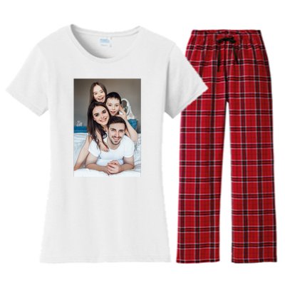 Add Custom Photo Picture Women's Flannel Pajama Set