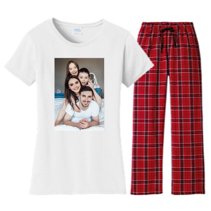 Add Custom Photo Picture Women's Flannel Pajama Set