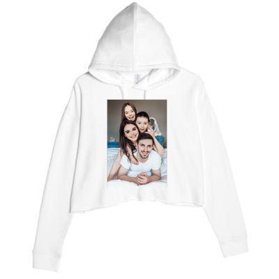 Add Custom Photo Picture Crop Fleece Hoodie