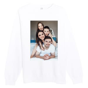 Add Custom Photo Picture Premium Crewneck Sweatshirt