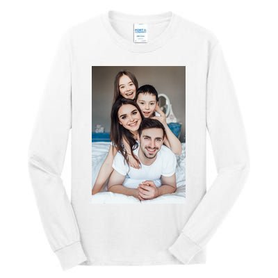 Add Custom Photo Picture Tall Long Sleeve T-Shirt