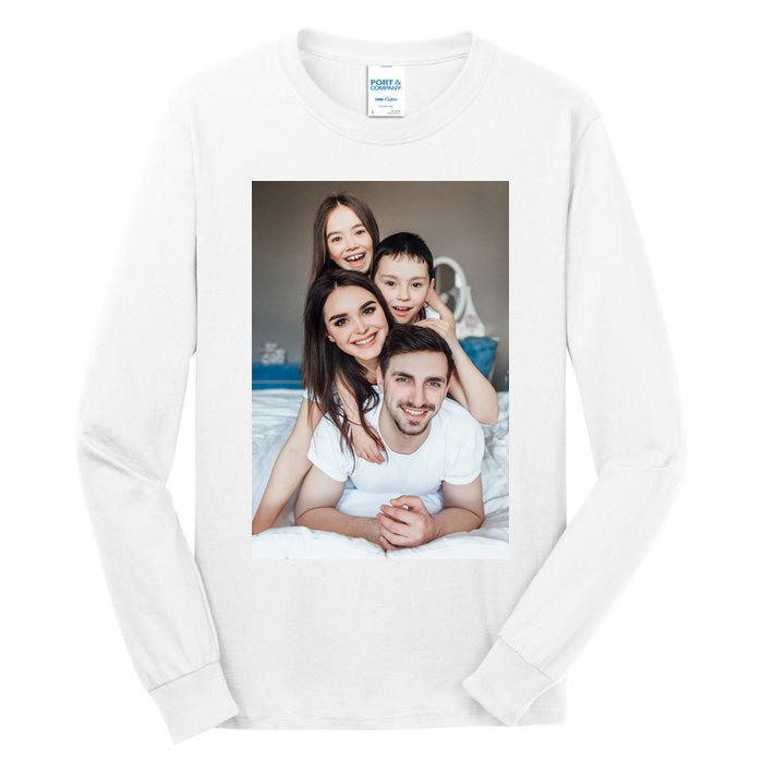 Add Custom Photo Picture Tall Long Sleeve T-Shirt