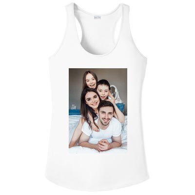 Add Custom Photo Picture Ladies PosiCharge Competitor Racerback Tank