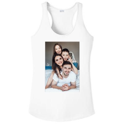 Add Custom Photo Picture Ladies PosiCharge Competitor Racerback Tank