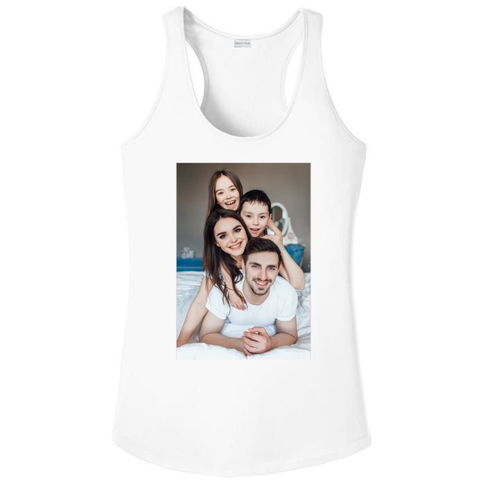 Add Custom Photo Picture Ladies PosiCharge Competitor Racerback Tank