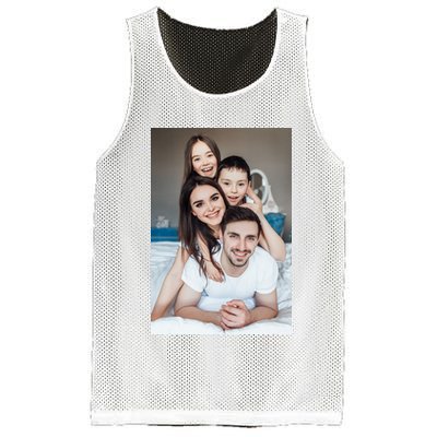 Add Custom Photo Picture Mesh Reversible Basketball Jersey Tank