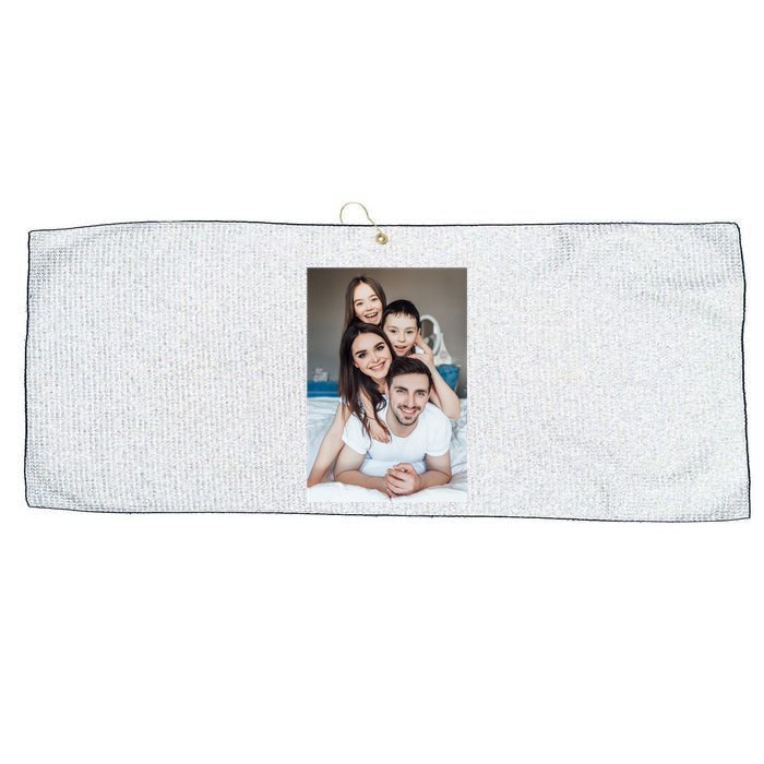 Add Custom Photo Picture Large Microfiber Waffle Golf Towel