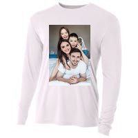Add Custom Photo Picture Cooling Performance Long Sleeve Crew
