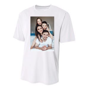 Add Custom Photo Picture Performance Sprint T-Shirt