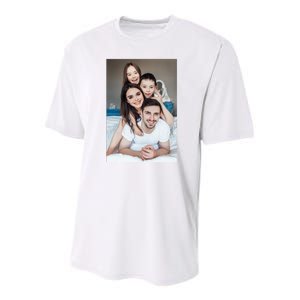 Add Custom Photo Picture Youth Performance Sprint T-Shirt