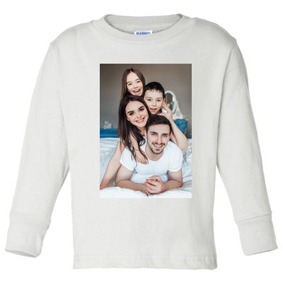 Add Custom Photo Picture Toddler Long Sleeve Shirt