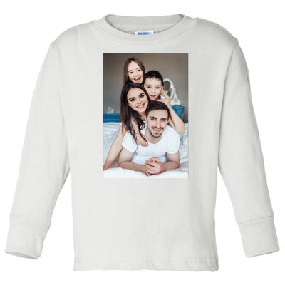 Add Custom Photo Picture Toddler Long Sleeve Shirt