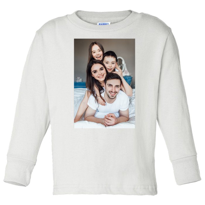 Add Custom Photo Picture Toddler Long Sleeve Shirt