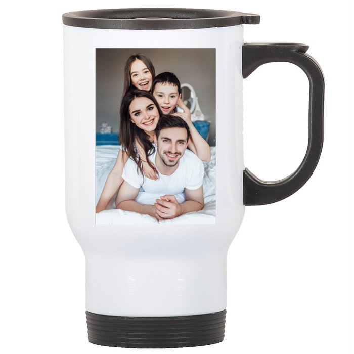 Add Custom Photo Picture Stainless Steel Travel Mug