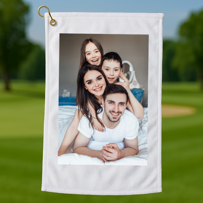 Add Custom Photo Picture Golf Towel