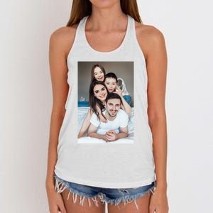 Add Custom Photo Picture Women's Knotted Racerback Tank