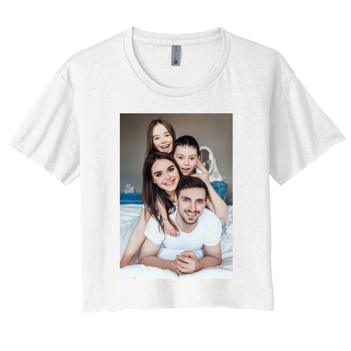 Add Custom Photo Picture Crop Top