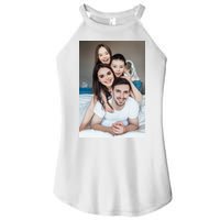 Add Custom Photo Picture Women's Perfect Tri Rocker Tank
