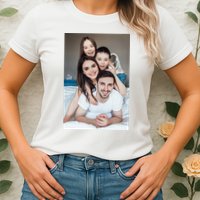 Add Custom Photo Picture Womens T-Shirt
