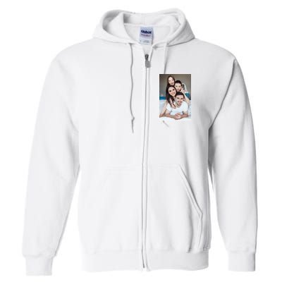Add Custom Photo Picture Full Zip Hoodie