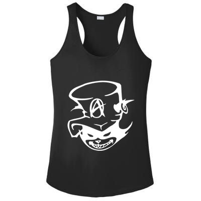 Anarchy Cat Punk Fun Ladies PosiCharge Competitor Racerback Tank