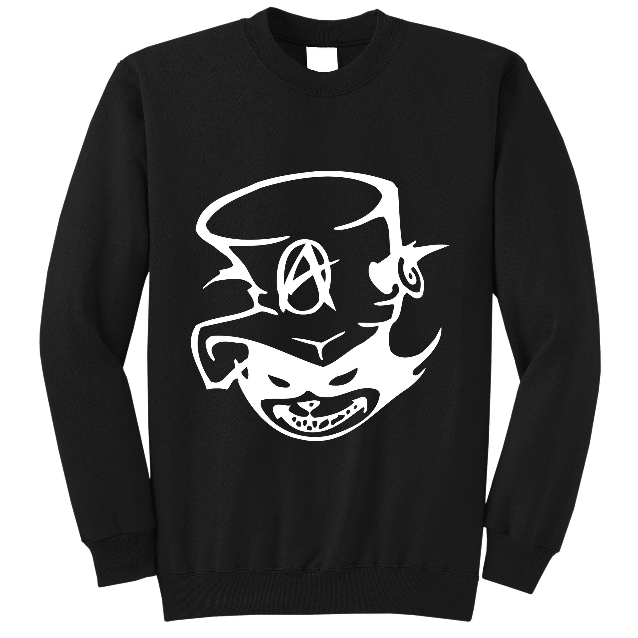 Anarchy Cat Punk Fun Tall Sweatshirt