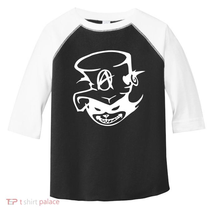 Anarchy Cat Punk Fun Toddler Fine Jersey T-Shirt