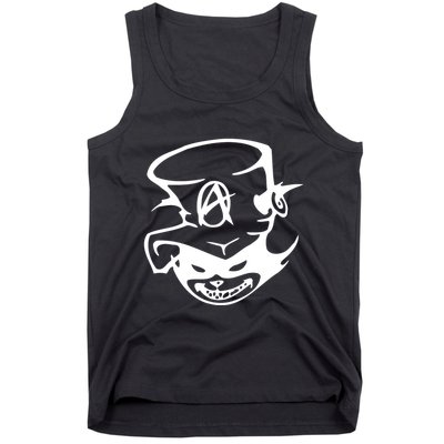 Anarchy Cat Punk Fun Tank Top