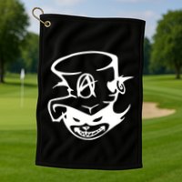 Anarchy Cat Punk Fun Golf Towel