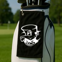 Anarchy Cat Punk Fun Golf Towel