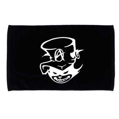 Anarchy Cat Punk Fun Microfiber Hand Towel