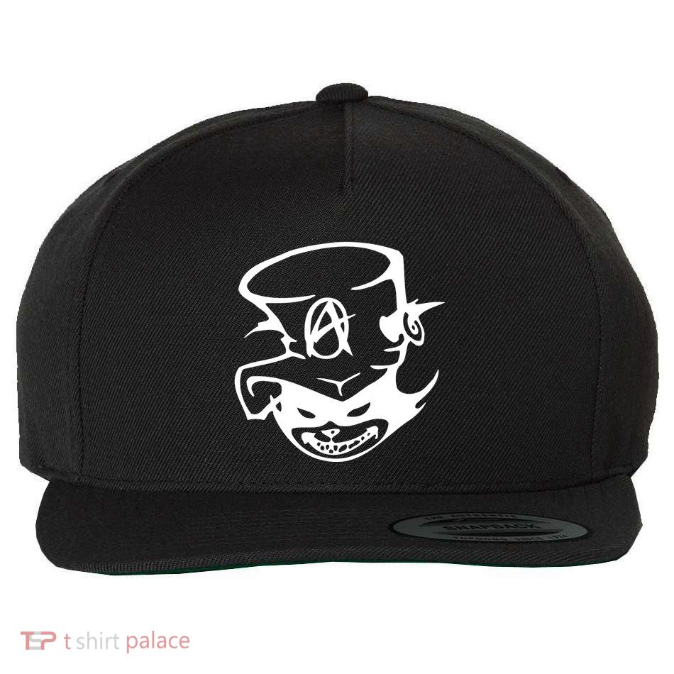 Anarchy Cat Punk Fun Wool Snapback Cap