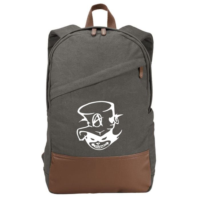 Anarchy Cat Punk Fun Cotton Canvas Backpack