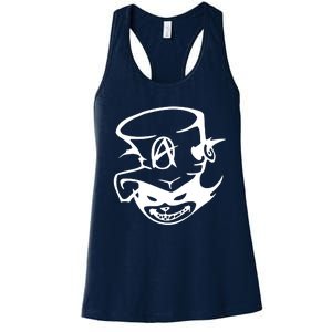 Anarchy Cat Punk Fun Women's Racerback Tank