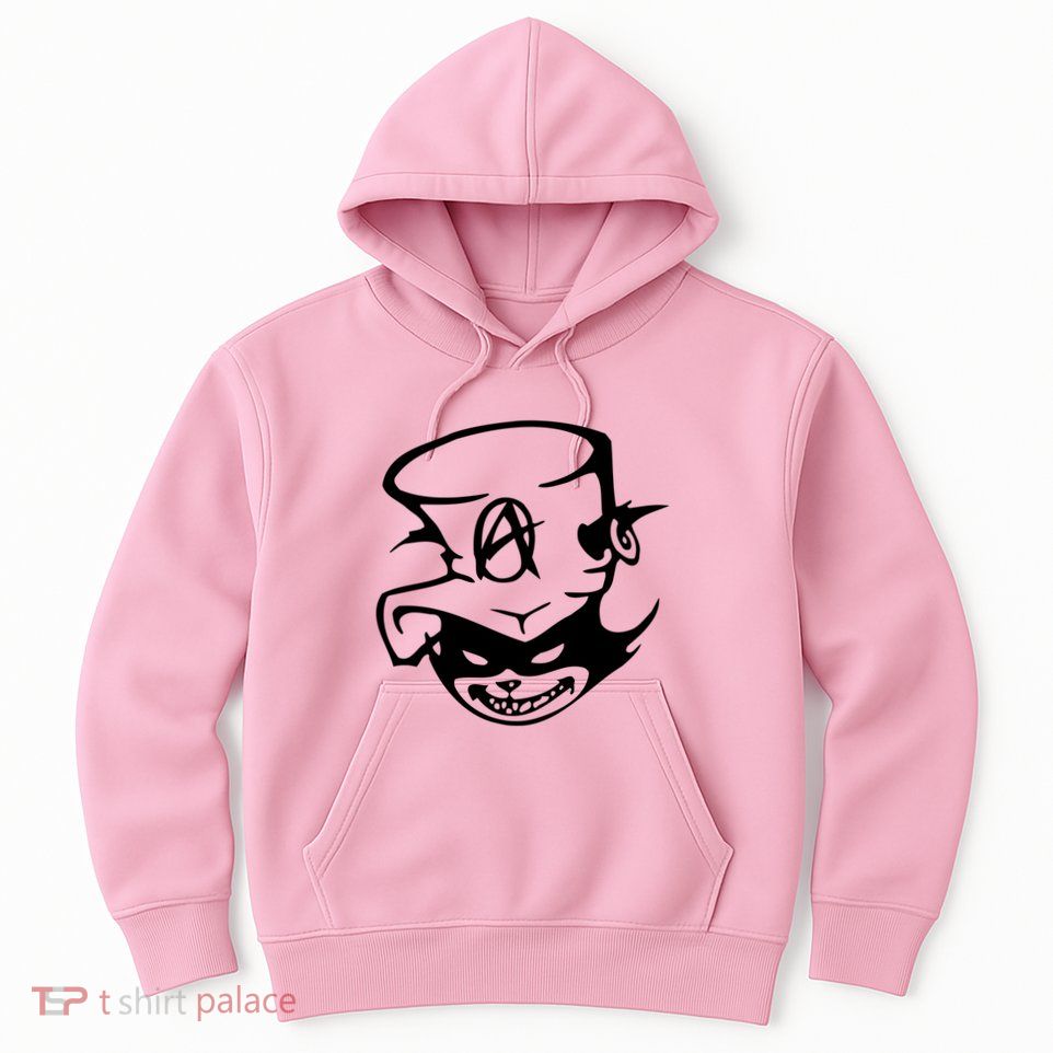 Anarchy Cat Punk Fun Hoodie