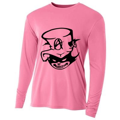 Anarchy Cat Punk Fun Cooling Performance Long Sleeve Crew
