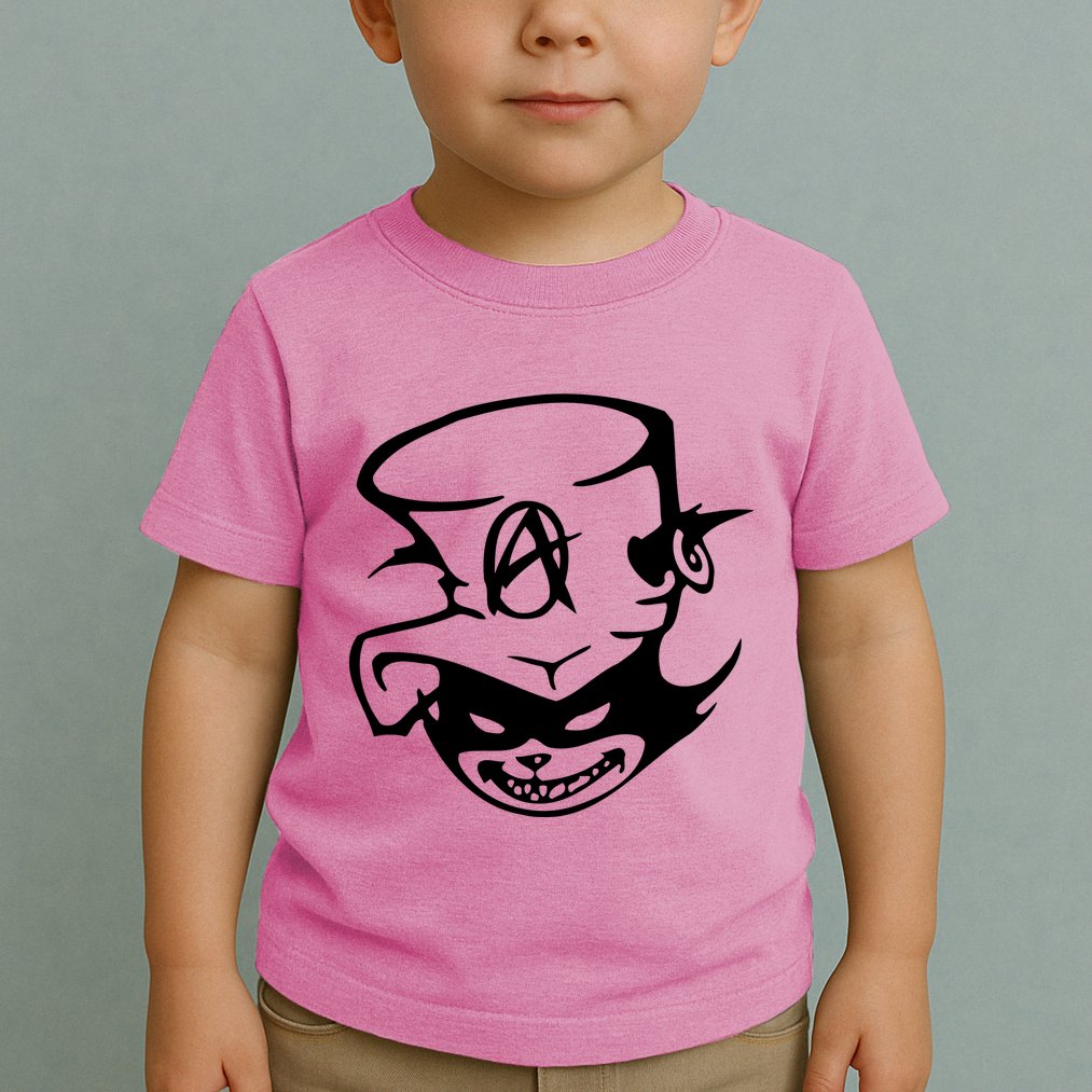 Anarchy Cat Punk Fun Toddler T-Shirt