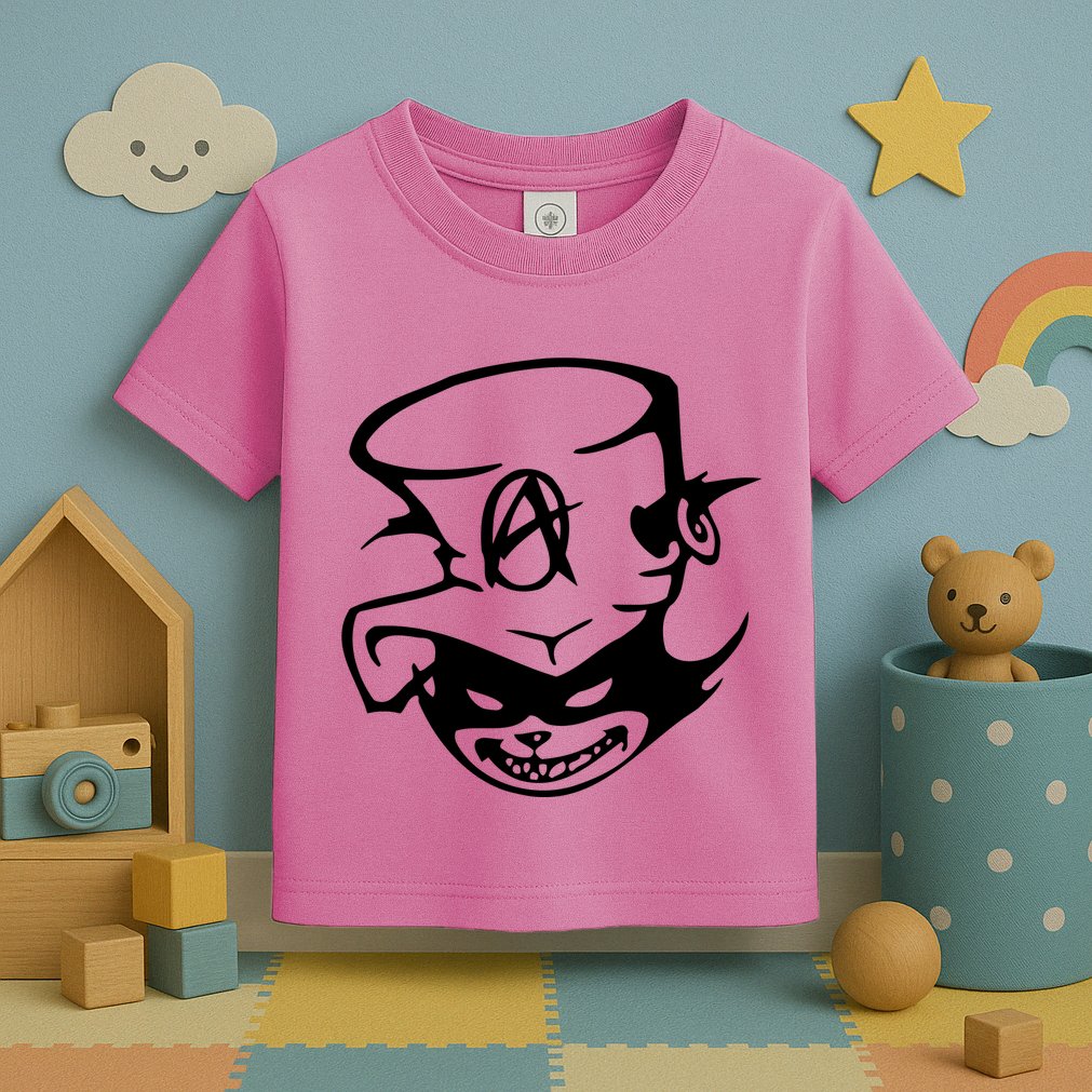 Anarchy Cat Punk Fun Toddler T-Shirt