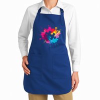 Autism Colorful Puzzle Piece Apron