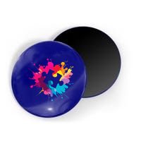 Autism Colorful Puzzle Piece Magnet