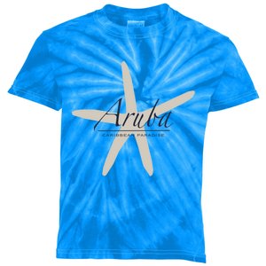 Aruba Caribbean Paradise Souvenir Cool Gift Starfish Gift Kids Tie-Dye T-Shirt