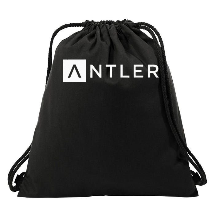 Antler Chest Print Drawstring Bag